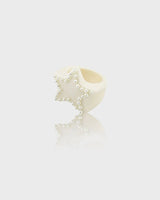  [Formica] Star Stud ring (Ivory) 