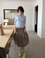 CURVE LINE SLIM SHIRT