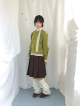 ベロニベーシックベルプリーツスカート