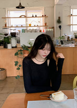 #Wrap Button Layered Knit (3color)