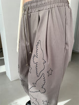 BIRD TUCK BANDING SLACKS (2C)
