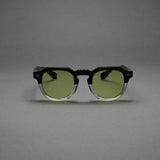 Vatic Vintage Optical Soto Black / Crystal Pure Two-tone 8mm thick-cut acetate frame glasses