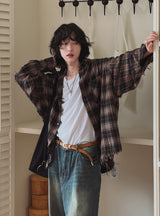 [LAN ARCHIVE] Cutting checkered shirt