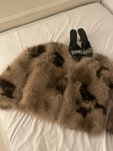 Vintage Leopard Fur Jacket