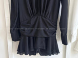 Shirt frill dress