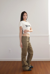 WAFFLE T-SHIRT - WHITE