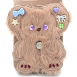SUN CASE BEADS BEAR COFFEE BEIGE