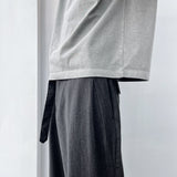 Shadow Texture Wide Trousers