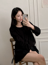 Days Stripe Flare Skirt Pants (3color)