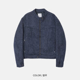Shawn Tweed Biker Jacket (3color)