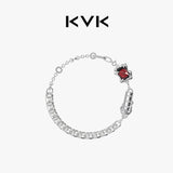 KVK FOURTRY 21S Edition Ruby Venom Knot Bracelet 