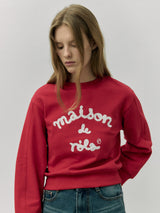 MAISON DE ROLA スウェットシャツ レッド