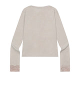 MUCENT ベリアレースカーディガンセット (2COLOR)