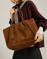 ラビオリ トート (SUEDE BROWN)