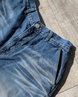 BLOWN WIDE DENIM PANTS