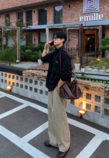 カシオンパッチポケットシャツ
