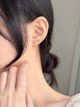 [3 set] ビッグリボンピアスセット
