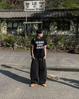 Cartel Back Printing Denim Pants