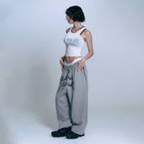 ENE See-through Sleeveless - WHITE