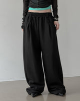 Lekin Pintuck Wide Pants