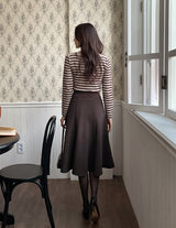 Becca Brushed Span Flare Skirt