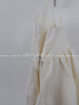 Balloon Pumpkin Bustier Blouse