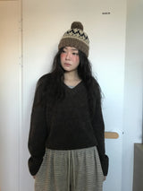 Popsicle V-Neck Knit (3color)