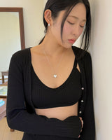 パフパフピアス (シルバー)