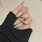 Vintage Star Twist Open Ring