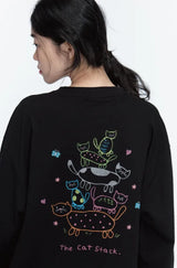 26FW★キャット スタック ロングスリーブ