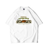 DAKYAM 2025S/S Postal Journey Printing T-shirt