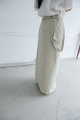 cotton suspender wrap skirt(3colors)