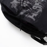 Printed Hidden Pocket Backpack (Black)