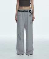 TATTOOED GRAPHIC SWEATPANTS_GREY