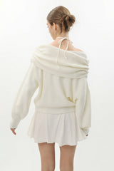 カレンコルセットニット white