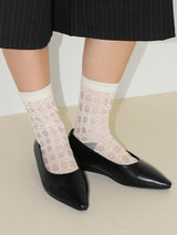 (SET) PUNCHING COLOR BLOCK SOCKS