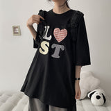 ロストパッチ チェッカーストライプ ショートスリーブ Tシャツ (3 colors) H&L