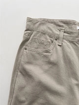 Maple Dyed Cotton Wide Pants