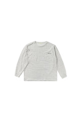 ヘイズストライプTシャツ_アイボリー