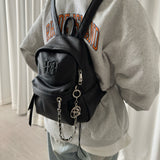 Shadow Chain Mini Backpack (BLACK)