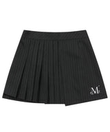 FLINT STRIPE HALF PLEATED SKIRT