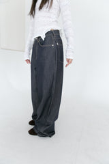 non-faded lip pocket denim pants(S-L)