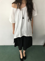 Dunkey Shirring Wrap Midi Skirt