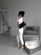 summer capri pants (2color)