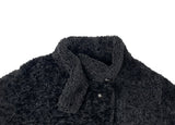 Rodin Fluffy Fur Wool Half Coat