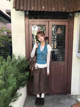 oso dot frill skirt