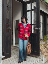 MIKEL CAT BRUSH DENIM PANTS