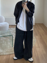 Bio washing cotton basic shirt 3C