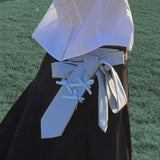 Adorn Ribbon Tie (Blue)