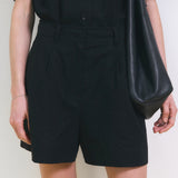 リネンショーツ (Black)